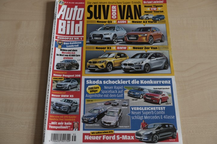 Deckblatt Auto Bild (35/2013)